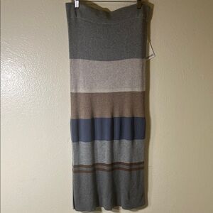 Splendid Multi-Tone Striped Pencil Skirt size XL